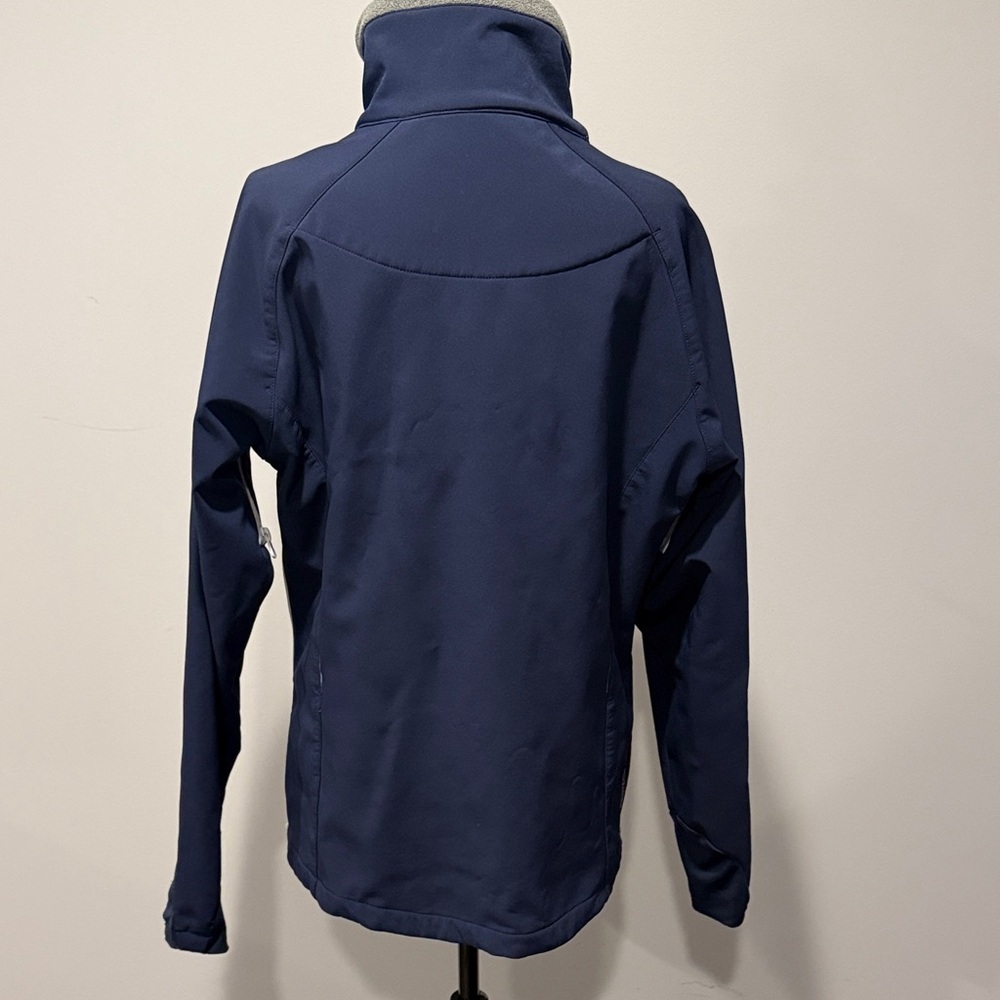 Women's Navy Softshell Jacket - Picture 6 of 11